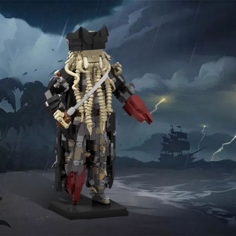 GOBRICKS MOC 205220 Davy Jones Figurine - YWOBB
