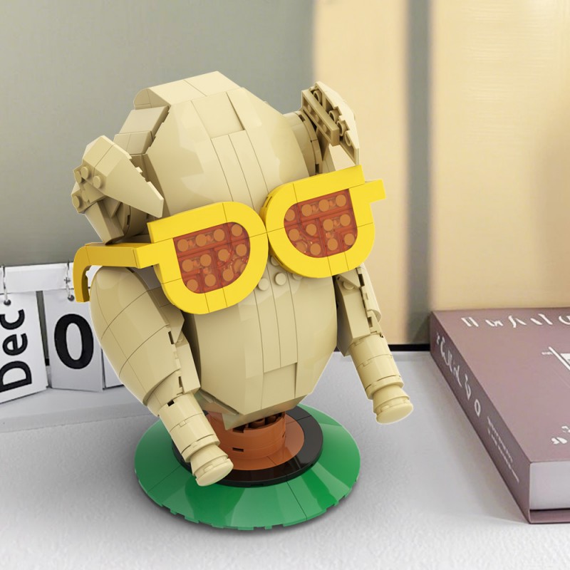 GOBRICKS MOC A2145 friends turkey head - YWOBB