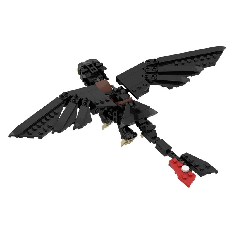 GOBRICKS MOC 212828 How to Train Your Dragon Toothless - YWOBB