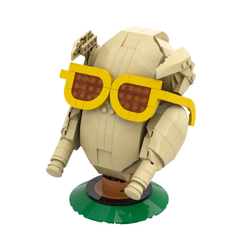 GOBRICKS MOC A2145 friends turkey head - YWOBB