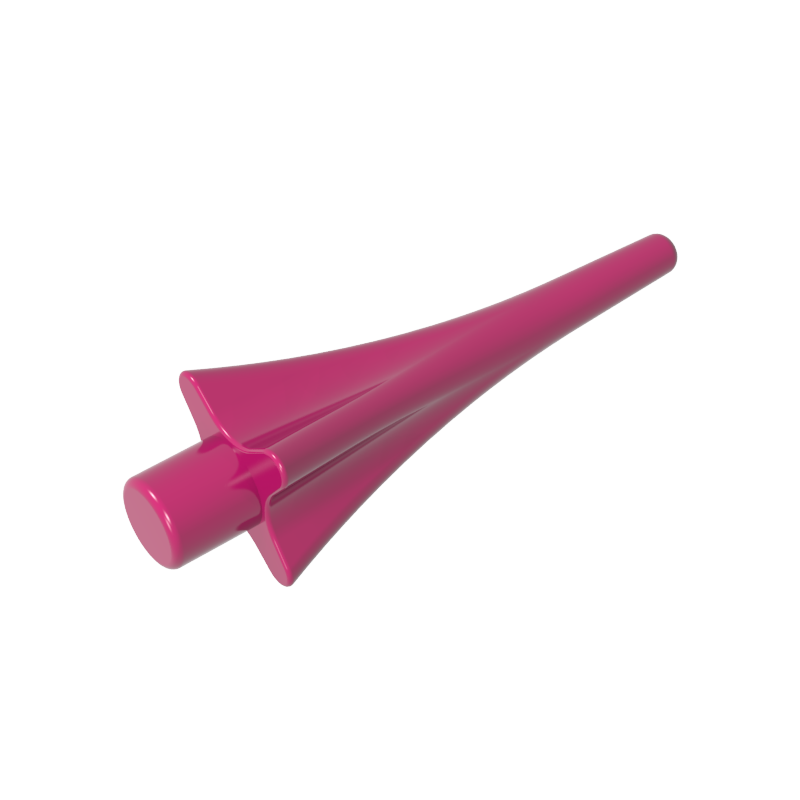 GOBRICKS GDS-90020 Weapon Spear Tip with Fins - YWOBB