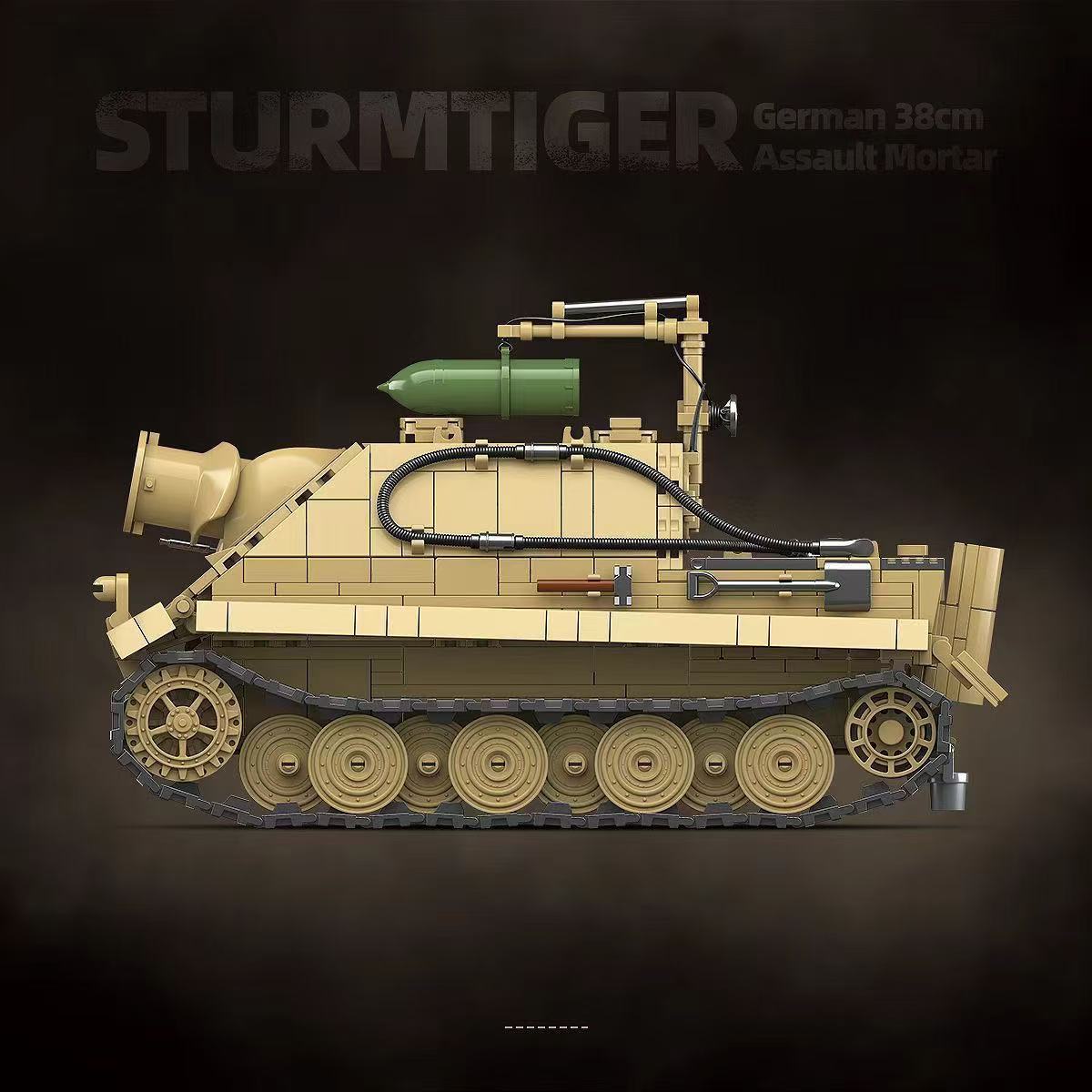 Quan Guan 100314 SturmTiger German 38cm Assault Mortar - YWOBB