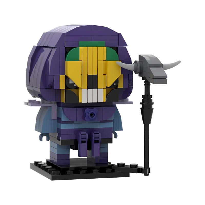 GOBRICKS MOC 201373 He-Man & Skeletor (Masters of the Universe) Brickheadz - YWOBB