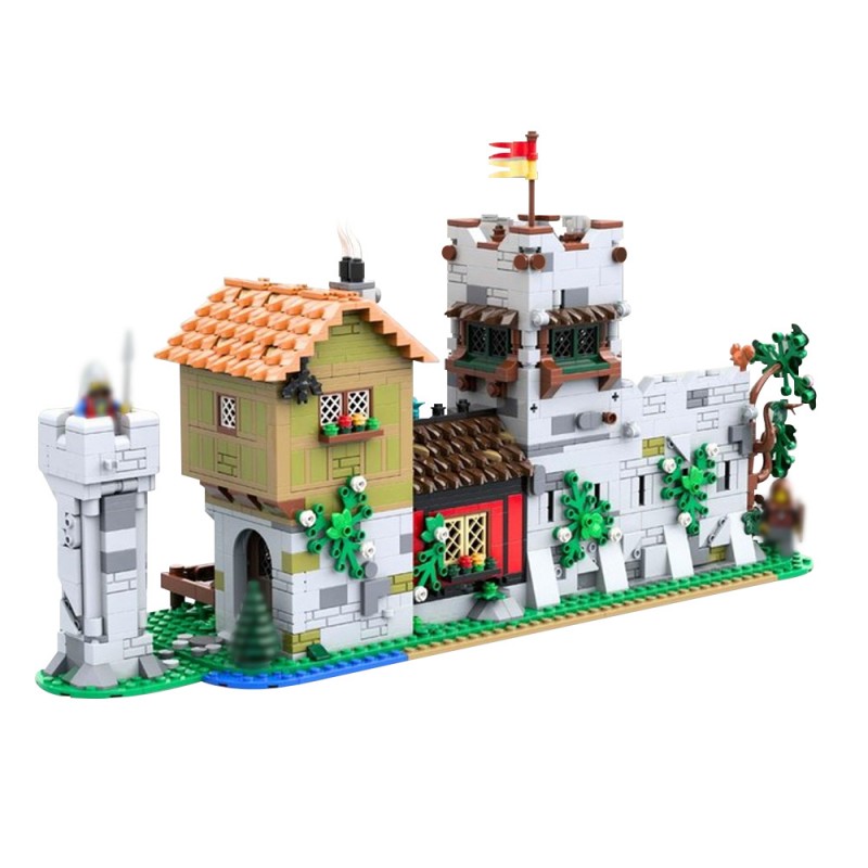 GOBRICKS MOC 187250 Medieval Town Square - Alternate Build - YWOBB