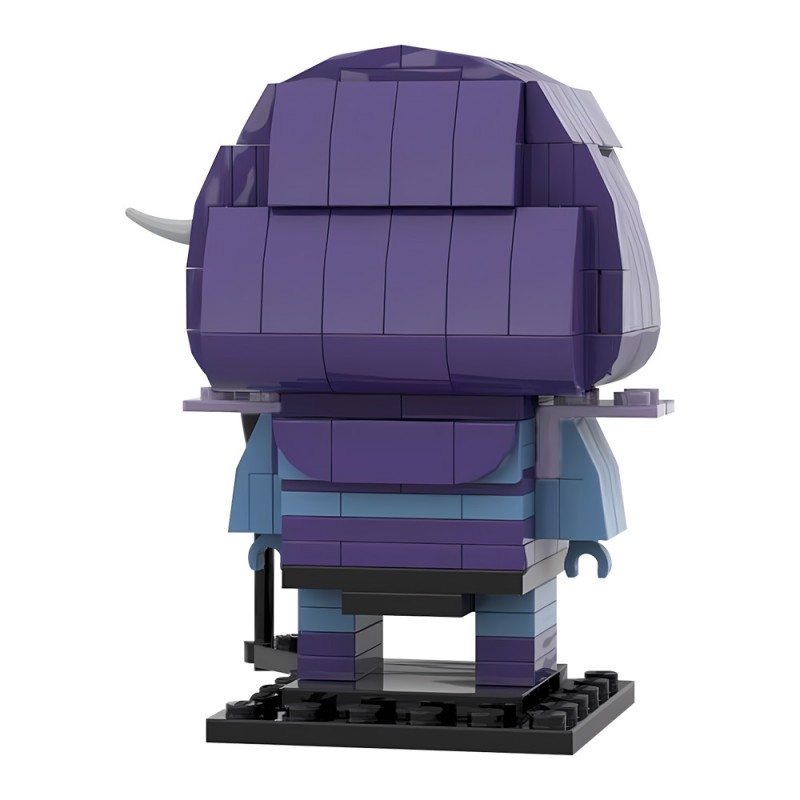 GOBRICKS MOC 201373 He-Man & Skeletor (Masters of the Universe) Brickheadz - YWOBB