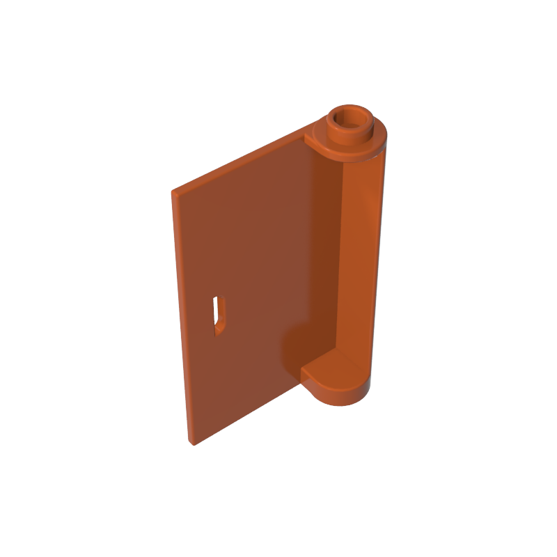 GOBRICKS GDS-1515 Door 1 x 3 x 4 Left - Open Between Top and Bottom Hinge - YWOBB
