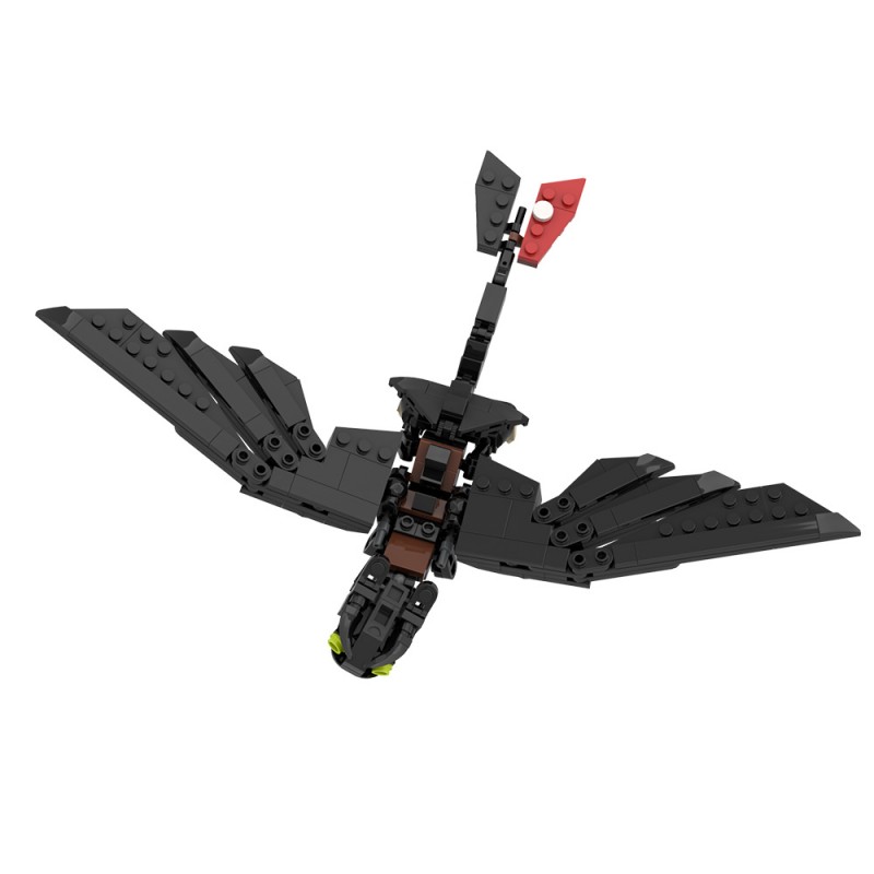 GOBRICKS MOC 212828 How to Train Your Dragon Toothless - YWOBB