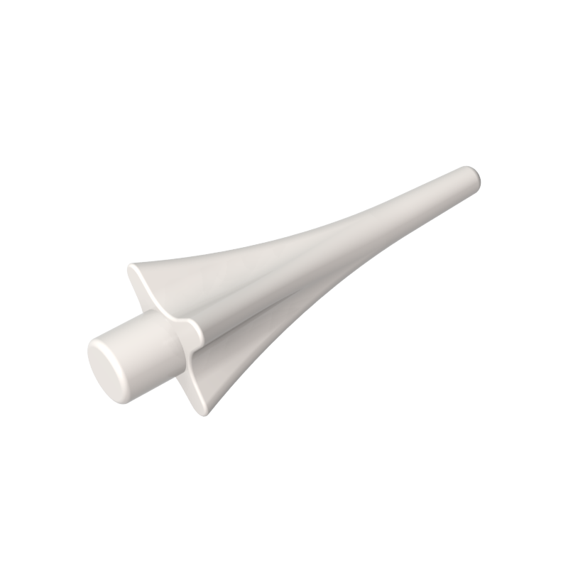 GOBRICKS GDS-90020 Weapon Spear Tip with Fins - YWOBB