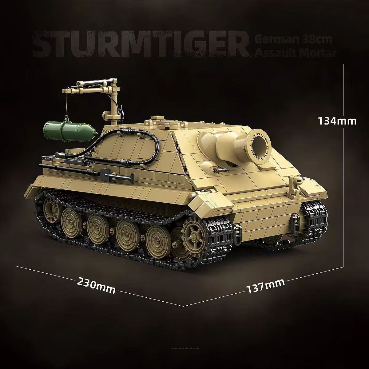 Quan Guan 100314 SturmTiger German 38cm Assault Mortar - YWOBB