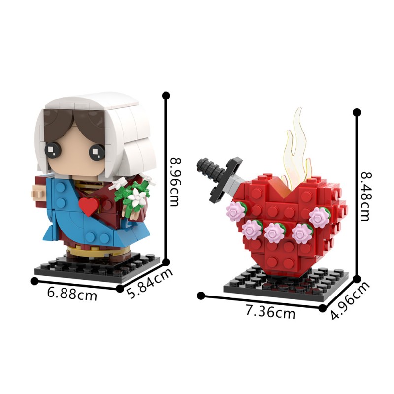 GOBRICKS MOC A2144 Religion - Virgin Mary - YWOBB