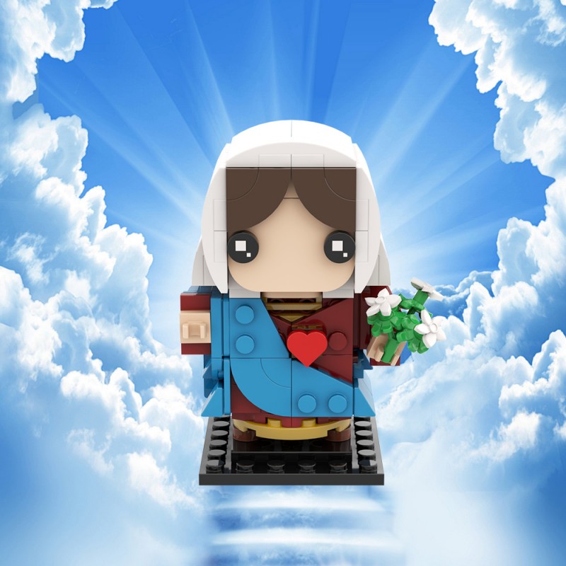 GOBRICKS MOC A2144 Religion - Virgin Mary - YWOBB