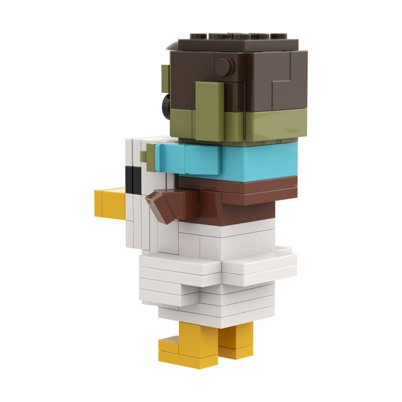 GOBRICKS MOC A2159Y01 My World—Chicken Knight - YWOBB
