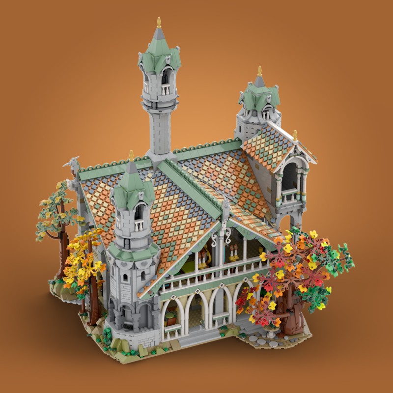 GOBRICKS MOC 149444 10316 Rivendell Extension - YWOBB
