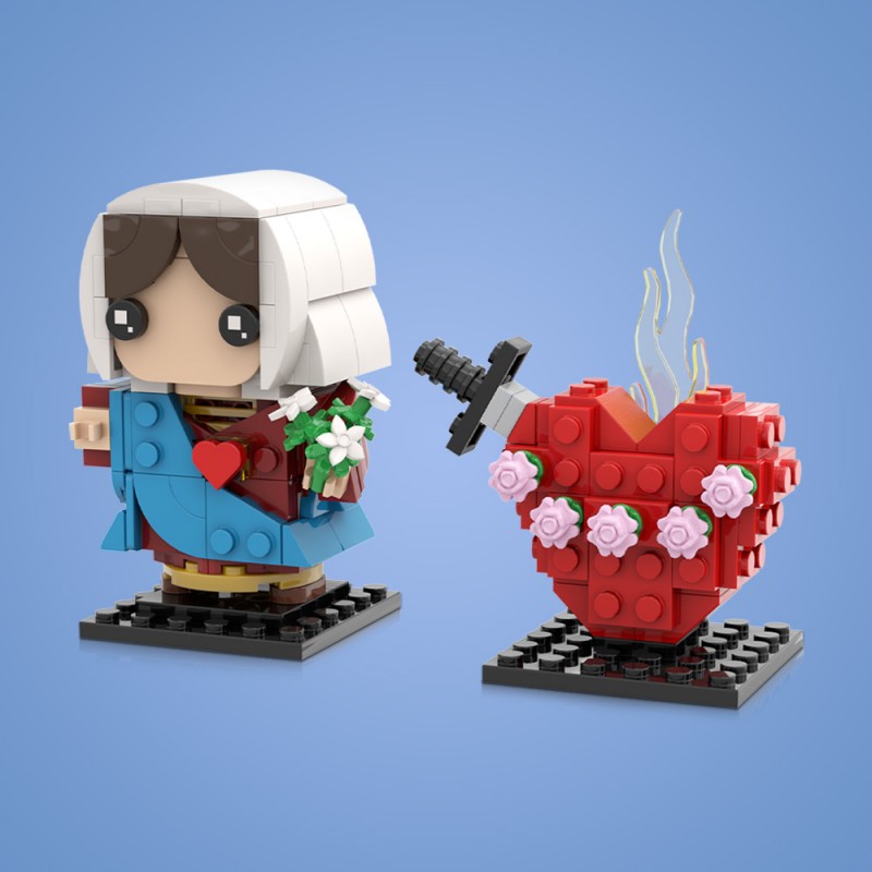 GOBRICKS MOC A2144 Religion - Virgin Mary - YWOBB