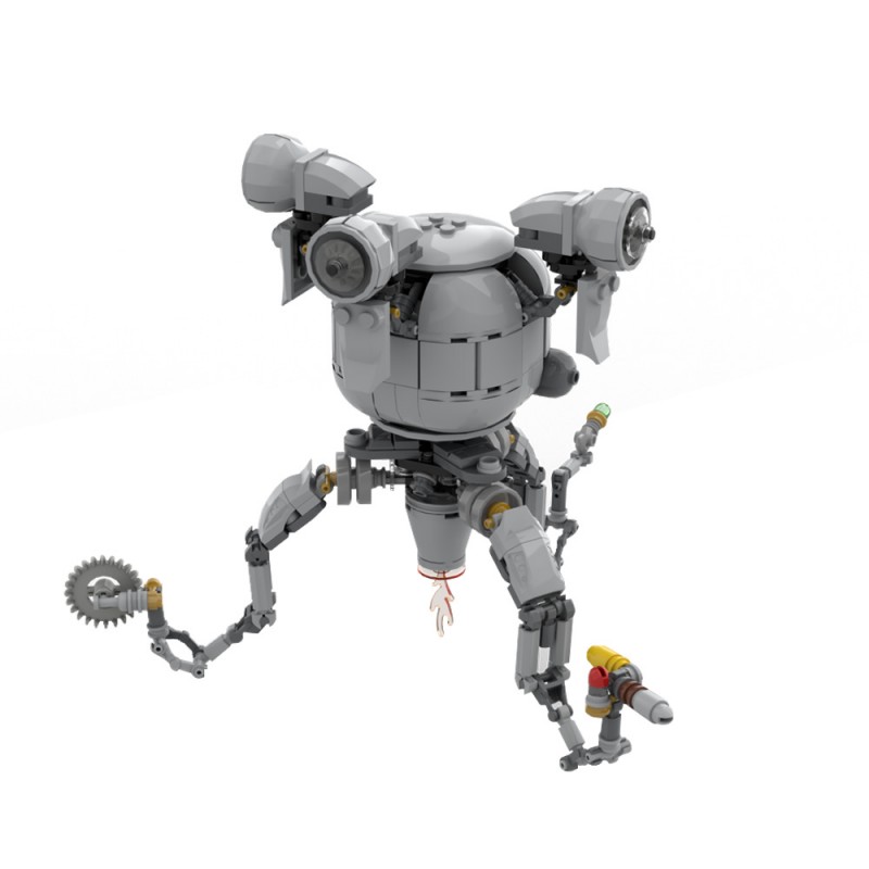 GOBRICKS MOC 200421 fallout Mister Handy Deluxe - YWOBB