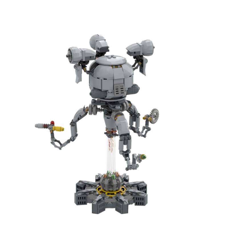 GOBRICKS MOC 200421 fallout Mister Handy Deluxe - YWOBB