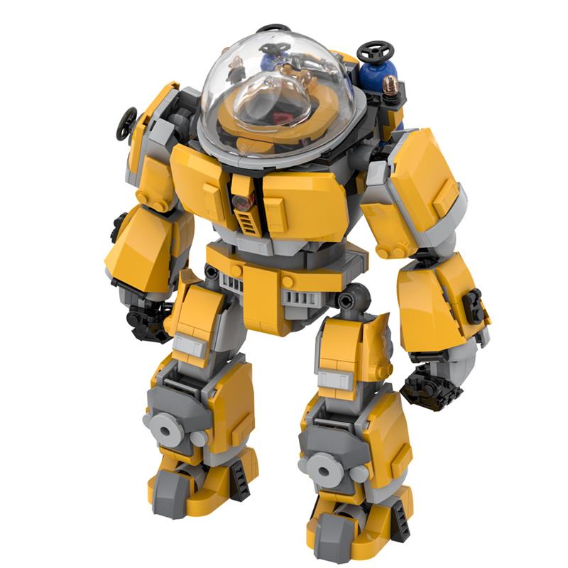GOBRICKS MOC A2109 Deep Sea Exploration Exo Suit - YWOBB