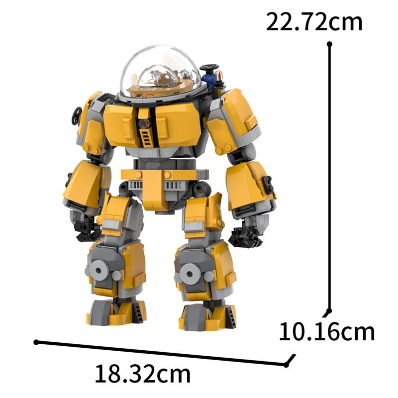 GOBRICKS MOC A2109 Deep Sea Exploration Exo Suit - YWOBB