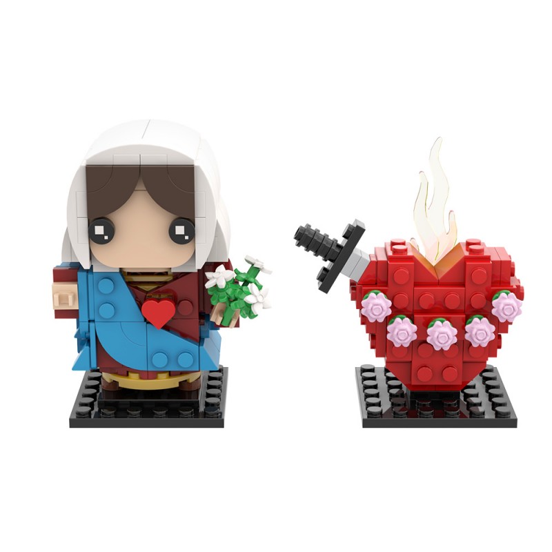 GOBRICKS MOC A2144 Religion - Virgin Mary - YWOBB