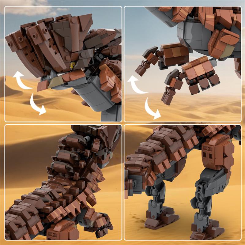 GOBRICKS MOC 137759 Monster Hunter Barroth - YWOBB