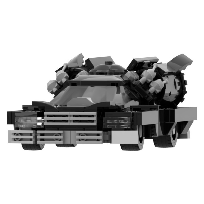 GOBRICKS MOC 143343 1986 Ford Crown Victoria LTD Rocket Mode - 8 Stud Wide - YWOBB