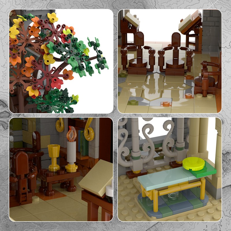 GOBRICKS MOC 149444 10316 Rivendell Extension - YWOBB