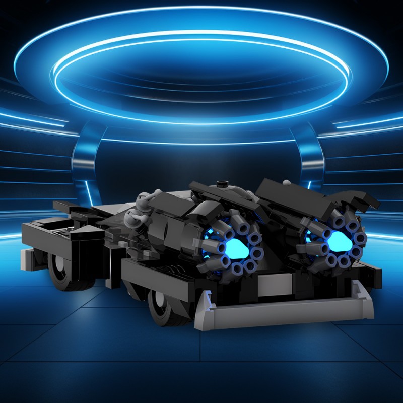 GOBRICKS MOC 143343 1986 Ford Crown Victoria LTD Rocket Mode - 8 Stud Wide - YWOBB