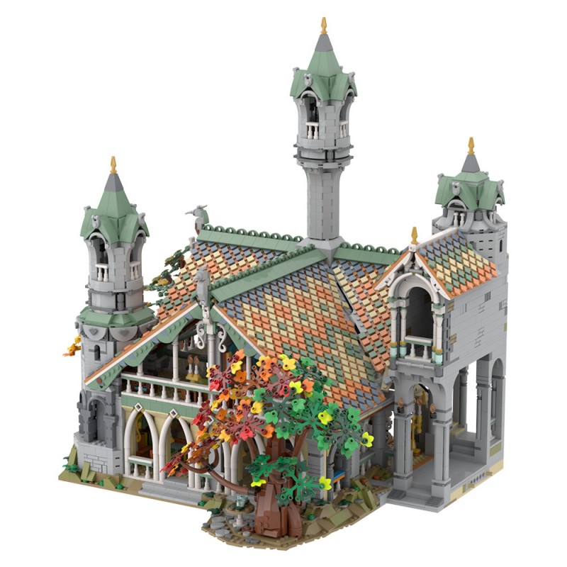 GOBRICKS MOC 149444 10316 Rivendell Extension - YWOBB