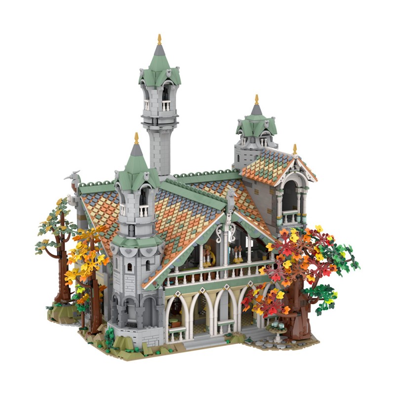 GOBRICKS MOC 149444 10316 Rivendell Extension - YWOBB