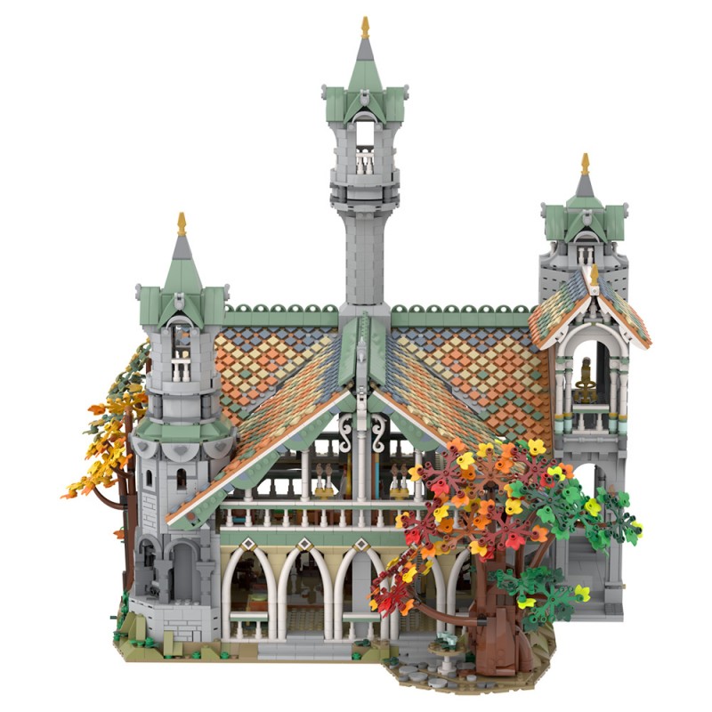 GOBRICKS MOC 149444 10316 Rivendell Extension - YWOBB