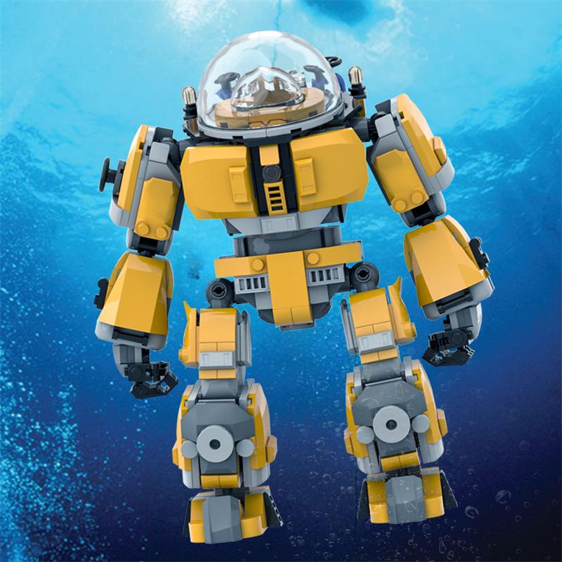 GOBRICKS MOC A2109 Deep Sea Exploration Exo Suit - YWOBB