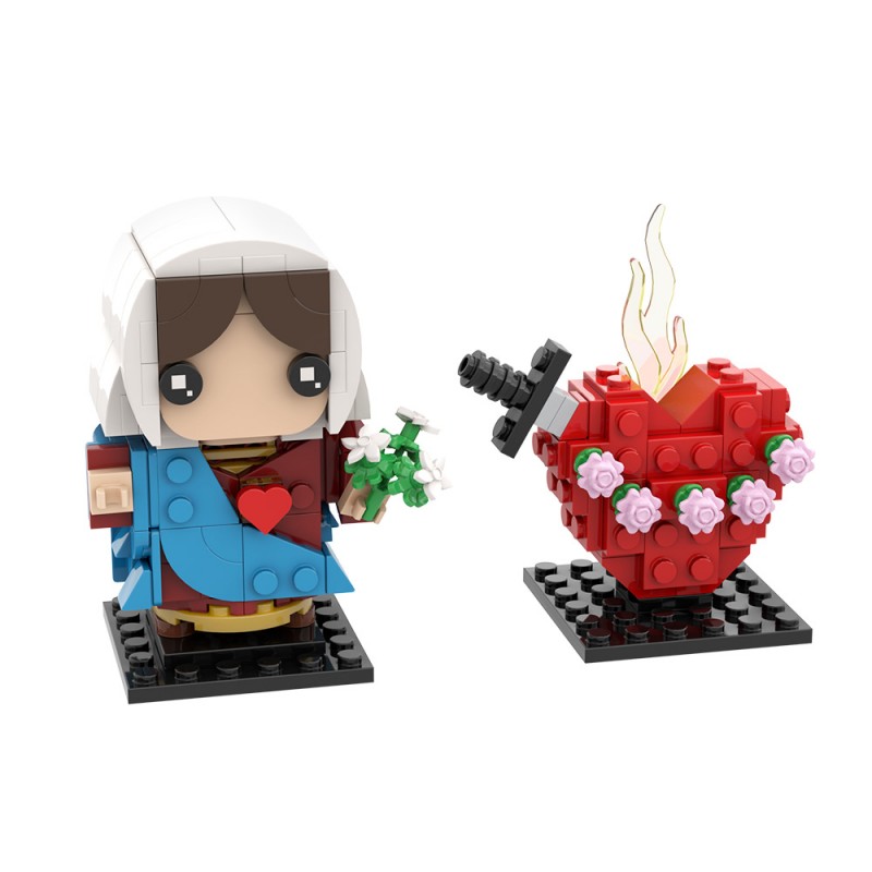 GOBRICKS MOC A2144 Religion - Virgin Mary - YWOBB