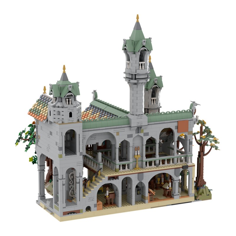 GOBRICKS MOC 149444 10316 Rivendell Extension - YWOBB