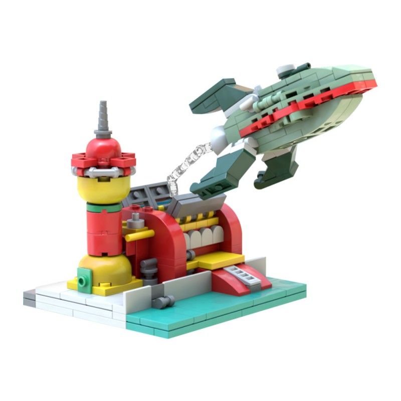 GOBRICKS MOC 174382 Futurama: Planet Express - YWOBB