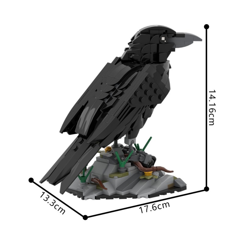 GOBRICKS MOC 217187 Raven - YWOBB
