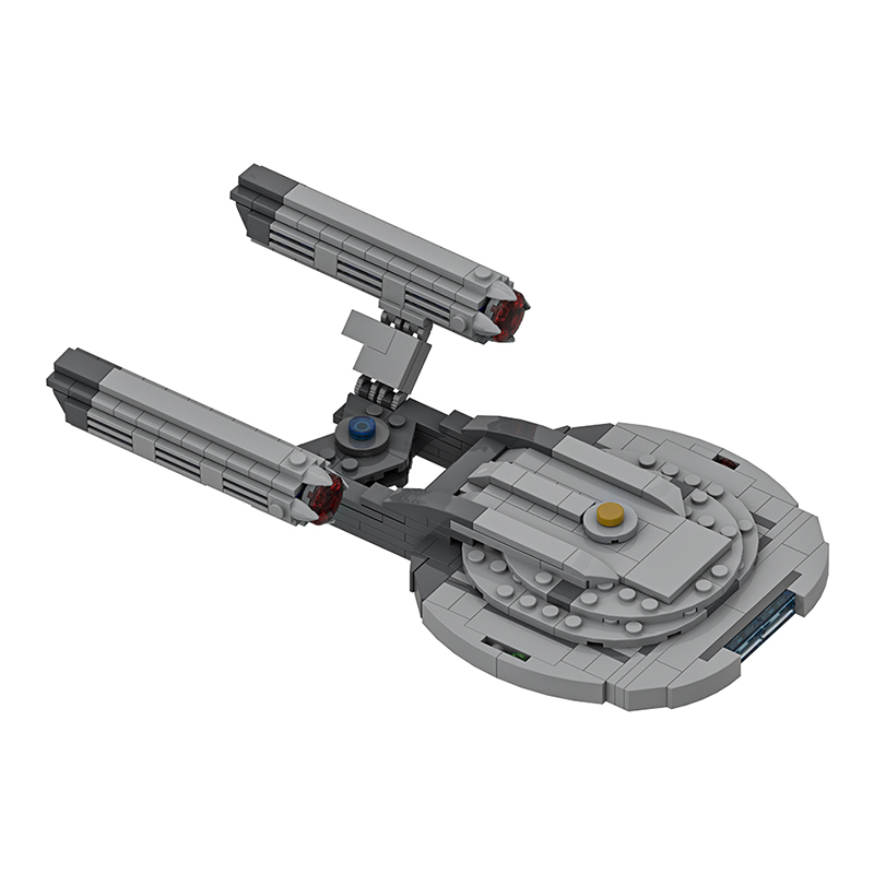 GOBRICKS MOC A1909 Star Trek NX-01 Enterprise - YWOBB