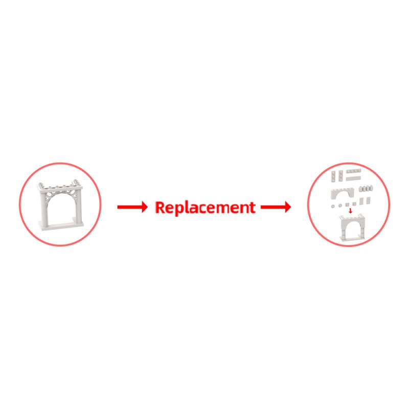 GOBRICKS MOC 200776 Winter Village Town House - YWOBB