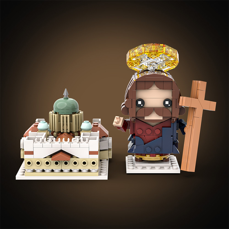 GOBRICKS MOC A2153 Religion - Church Jesus - YWOBB