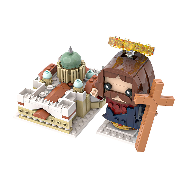 GOBRICKS MOC A2153 Religion - Church Jesus - YWOBB