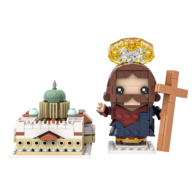 GOBRICKS MOC A2153 Religion - Church Jesus - YWOBB