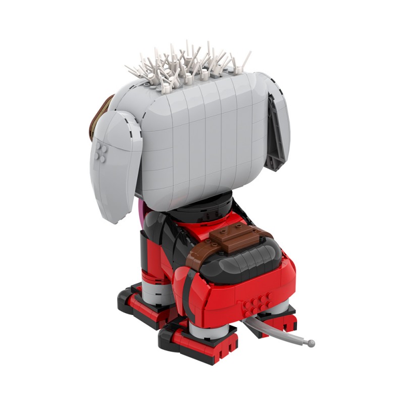 GOBRICKS MOC A2151 Deadpool dog - YWOBB