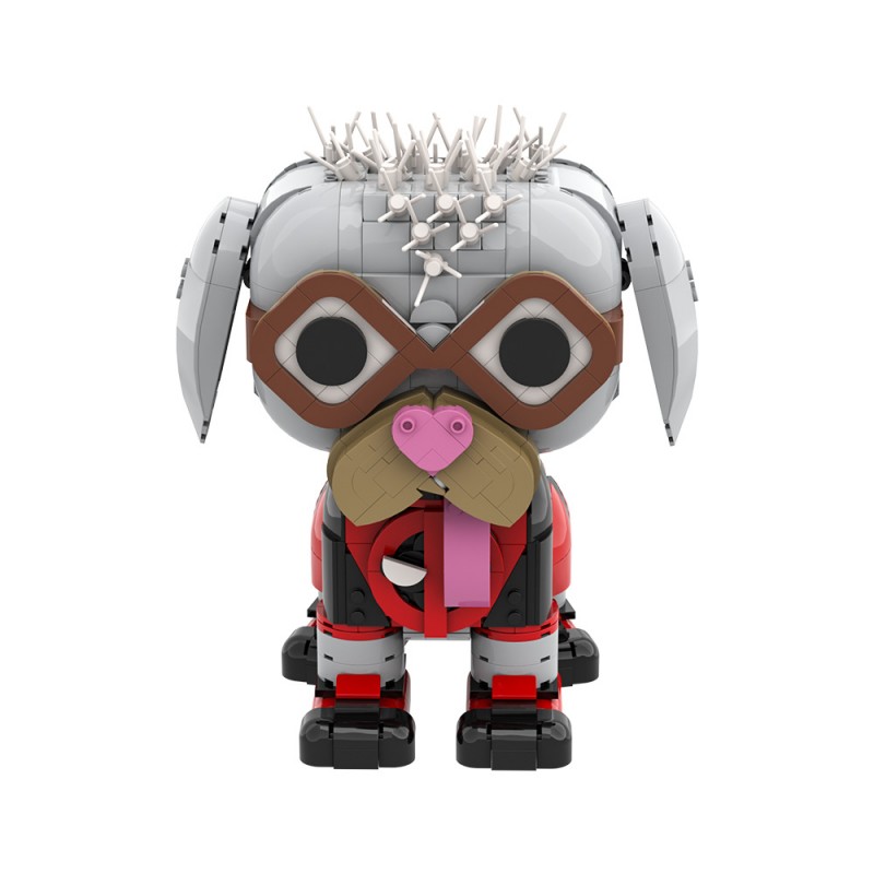 GOBRICKS MOC A2151 Deadpool dog - YWOBB