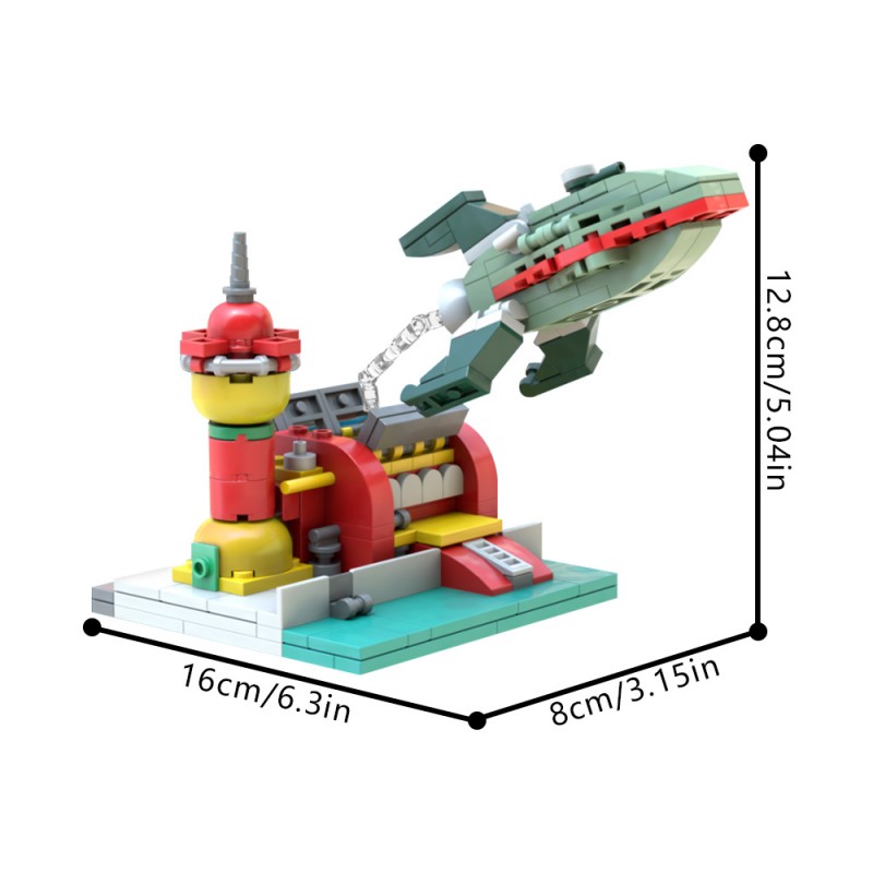 GOBRICKS MOC 174382 Futurama: Planet Express - YWOBB