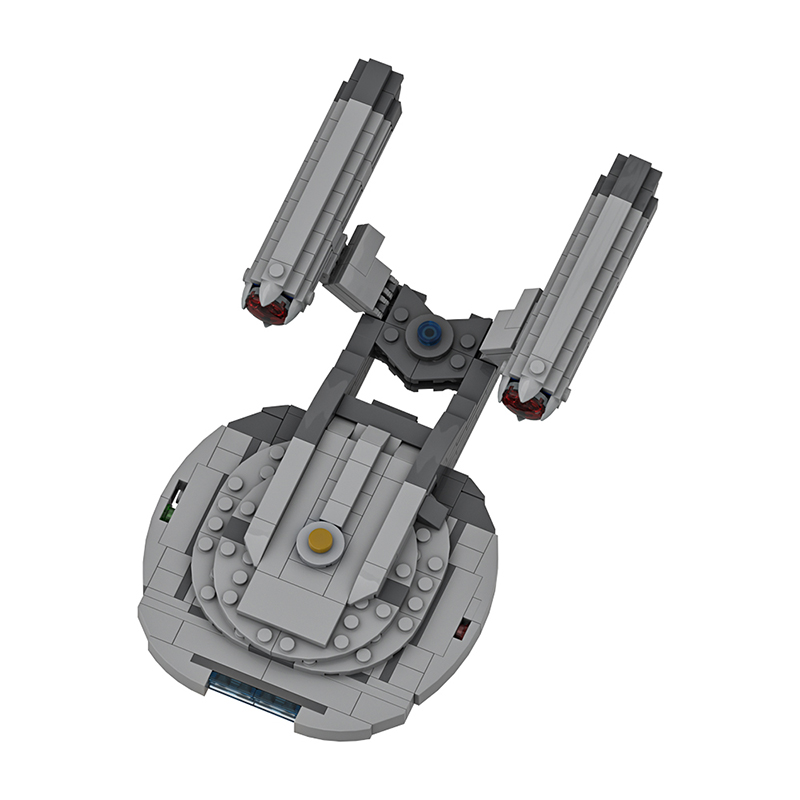 GOBRICKS MOC A1909 Star Trek NX-01 Enterprise - YWOBB