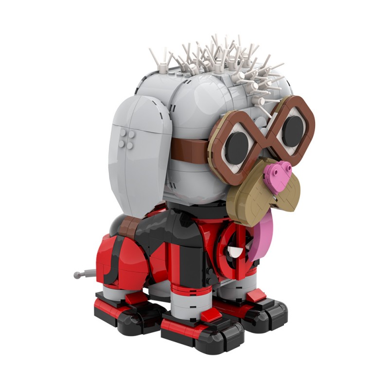GOBRICKS MOC A2151 Deadpool dog - YWOBB
