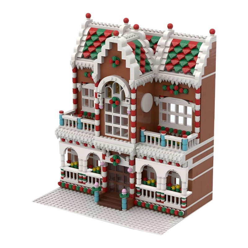 GOBRICKS MOC 200776 Winter Village Town House - YWOBB