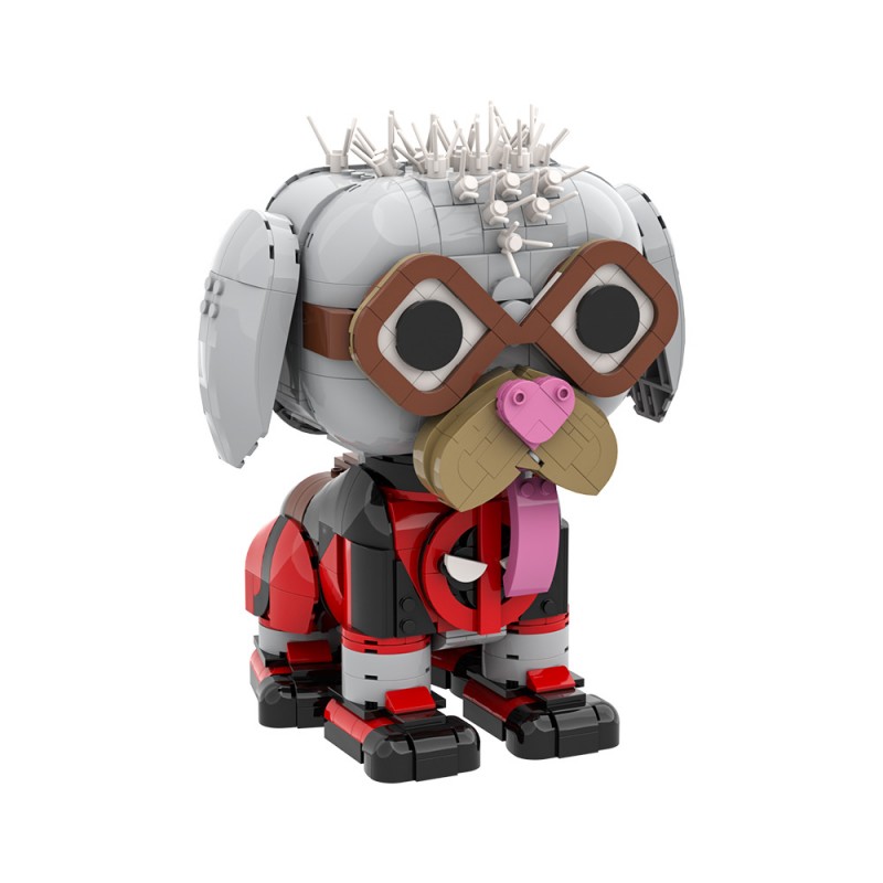 GOBRICKS MOC A2151 Deadpool dog - YWOBB