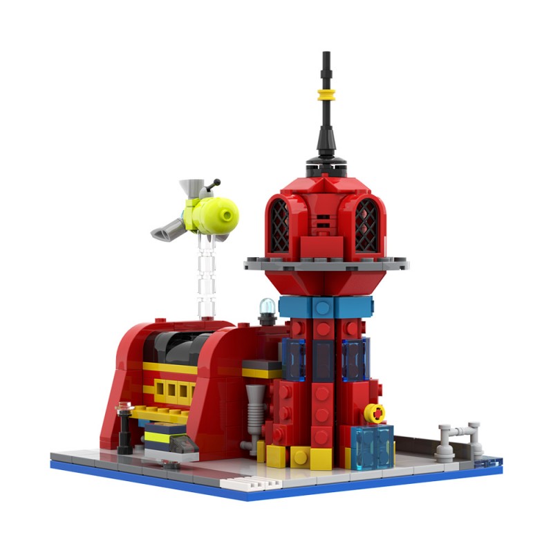 GOBRICKS MOC 29365 Micro Planet Express - YWOBB