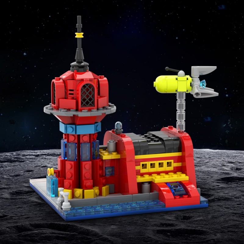 GOBRICKS MOC 29365 Micro Planet Express - YWOBB