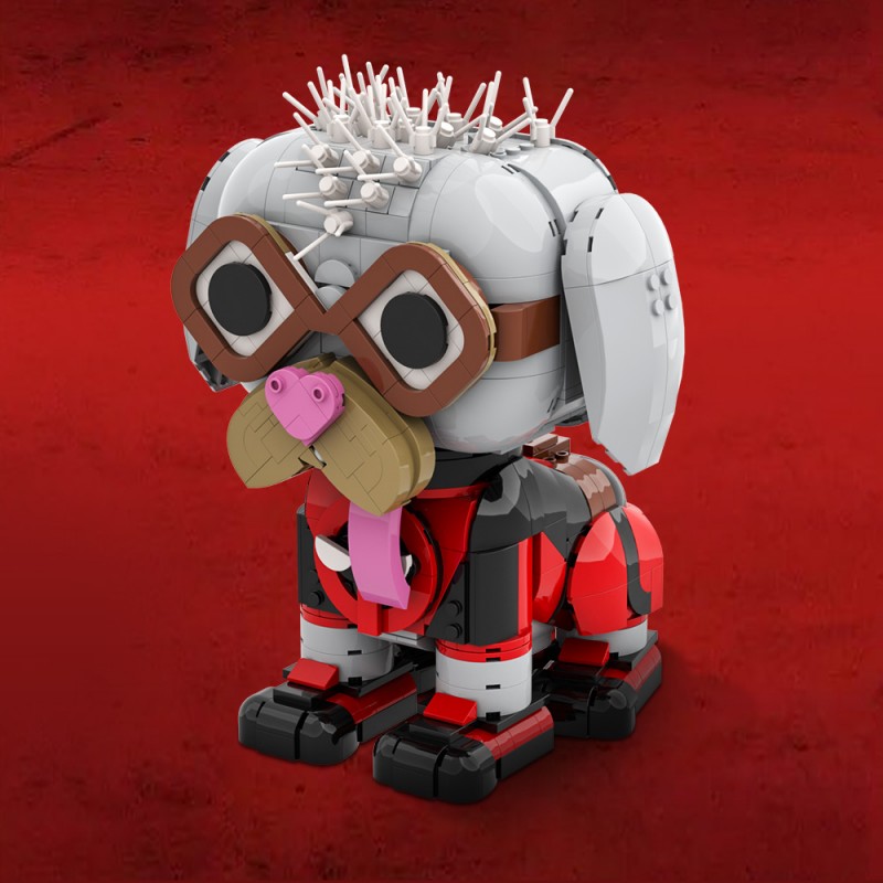 GOBRICKS MOC A2151 Deadpool dog - YWOBB